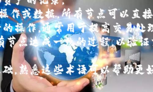 区块链相关的词汇非常多，以下是一些常见的术语及其对应释义：

1. **区块（Block）**：区块链中存储数据的基本单元，包含一组交易记录。
2. **链（Chain）**：由多个区块按照时间顺序连接而成的结构。
3. **节点（Node）**：区块链网络中的参与者，可以是个人的计算机或服务器，负责维护和验证区块链数据。
4. **矿工（Miner）**：负责通过解决复杂的数学问题来验证交易并创建新区块的节点，通常会获得奖励。
5. **挖矿（Mining）**：矿工通过计算获得区块链奖励的过程。
6. **共识机制（Consensus Mechanism）**：区块链网络中用于达成一致的方法，包括工作量证明（PoW）、权益证明（PoS）等。
7. **智能合约（Smart Contract）**：自动执行、管理和记录法律协议的代码，运行在区块链上。
8. **去中心化（Decentralization）**：区块链的核心特征，指系统没有单一的控制方，数据分布在多个节点中。
9. **公开账本（Public Ledger）**：所有交易记录都可以被所有参与者查看和验证的账本。
10. **代币（Token）**：在区块链上发行的数字资产，可以代表不同的资产或用途。
11. **钱包（Wallet）**：存储数字资产的工具，可以是软件或硬件，管理用户的私钥和公钥。
12. **私钥（Private Key）**：加密货币钱包用于签名交易的一串数字或字母，必须保密。
13. **公钥（Public Key）**：与私钥成对使用，可以公开与他人共享，用于接收交易。
14. **DApp（Decentralized Application）**：基于区块链技术开发的去中心化应用。
15. **哈希（Hash）**：一种将输入数据转化为固定长度字符串的算法，广泛用于确保数据的完整性。
16. **分叉（Fork）**：区块链协议的变更，可能导致新链的生成，通常分为硬分叉和软分叉。
17. **交易（Transaction）**：在区块链上转移资产的记录。
18. **链上（On-chain）**：在区块链上发生的操作或数据，所有节点可以直接验证。
19. **链下（Off-chain）**：在区块链外部进行的操作，通常用于提高交易处理速度。
20. **共识（Consensus）**：区块链网络中所有节点达成一致的过程，以验证交易的有效性。

这些词汇是理解区块链技术及其生态系统的基础，熟悉这些术语可以帮助更好地理解相关文献、讨论及技术发展。