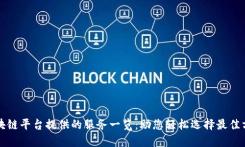 区块链平台提供的服务一览：助您轻松选择最佳方案